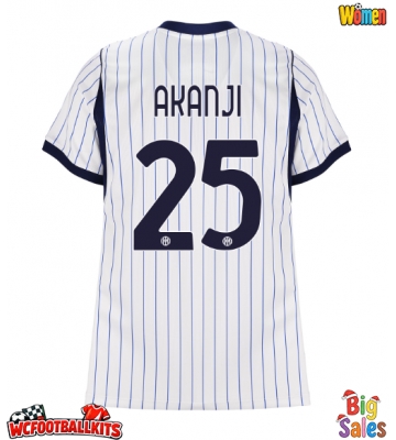 Inter Milan Manuel Akanji #25 Replica Away Stadium Shirt for Women 2026-27 Short Sleeve
